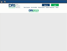 Tablet Screenshot of driconference.org